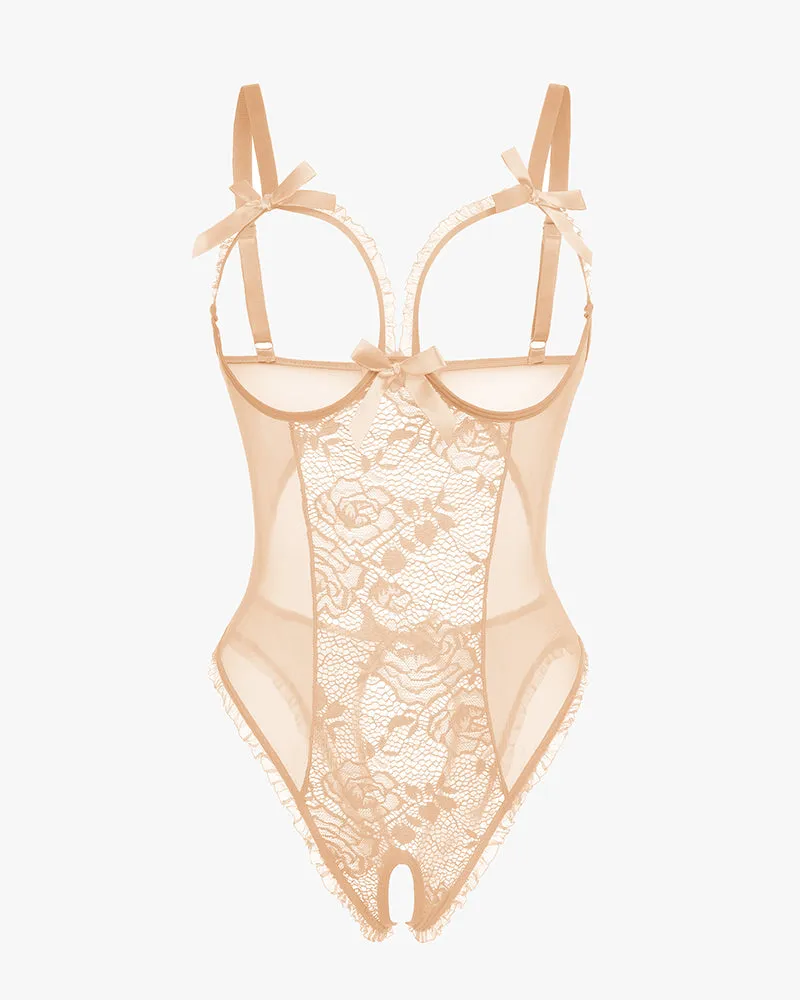 4Pack One Piece Crotchless Lingerie