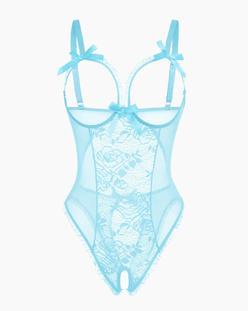 4Pack One Piece Crotchless Lingerie