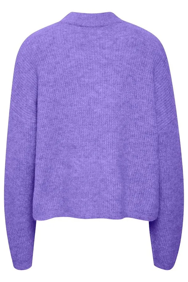 AlphaGZ Short Cardigan - Purple Opulence Melange