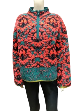 Anthropologie Women's Sweater Floral Fleece Size: M