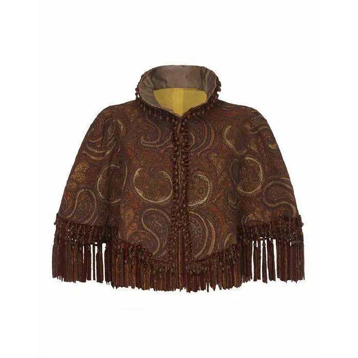 ARCHIVE - Victorian Embroidered Paisley Cape