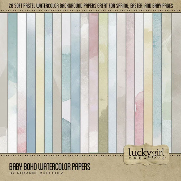 Baby Boho Add-On Digital Scrapbook Bundle