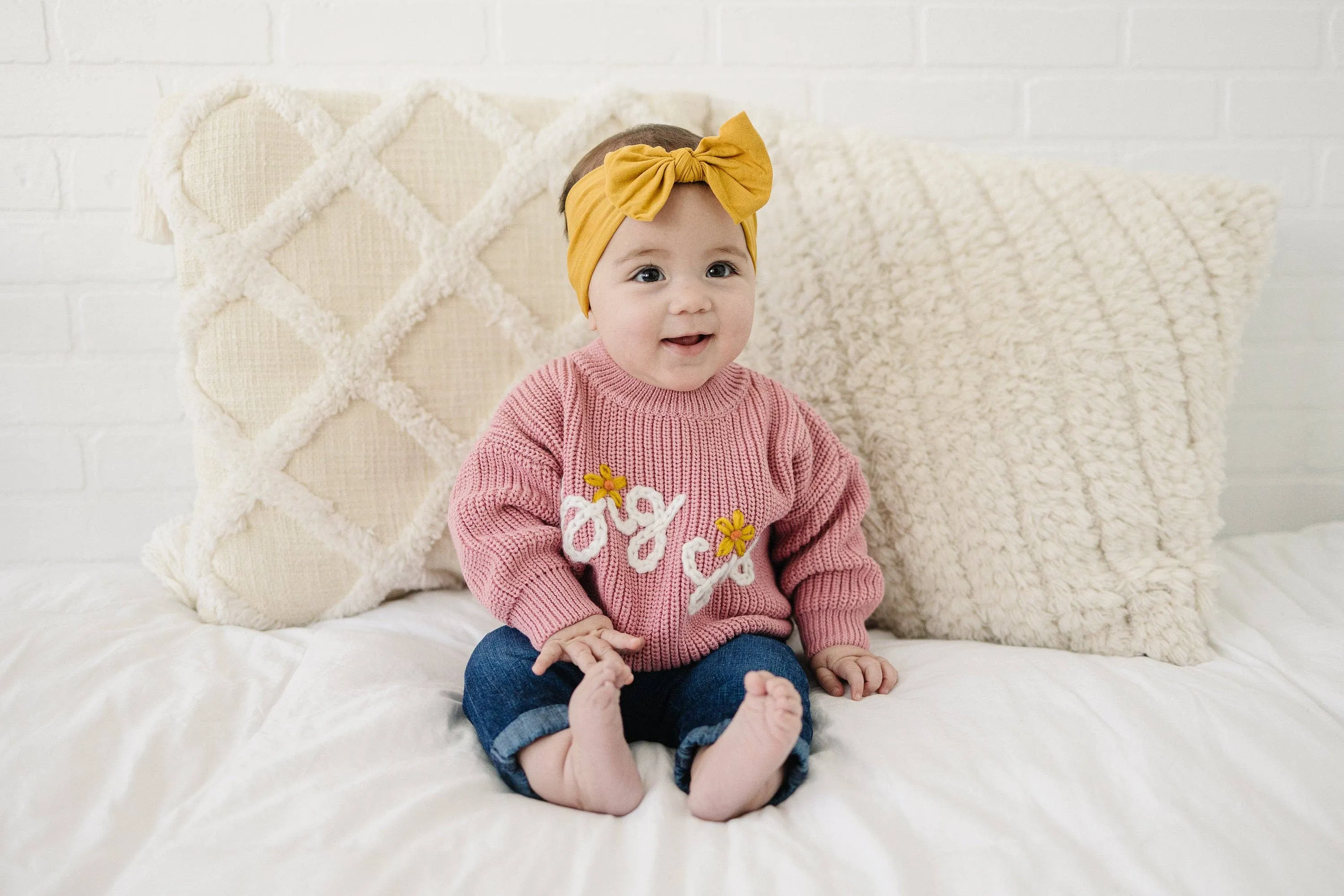 Big Sis Embroidered Toddler Sweater