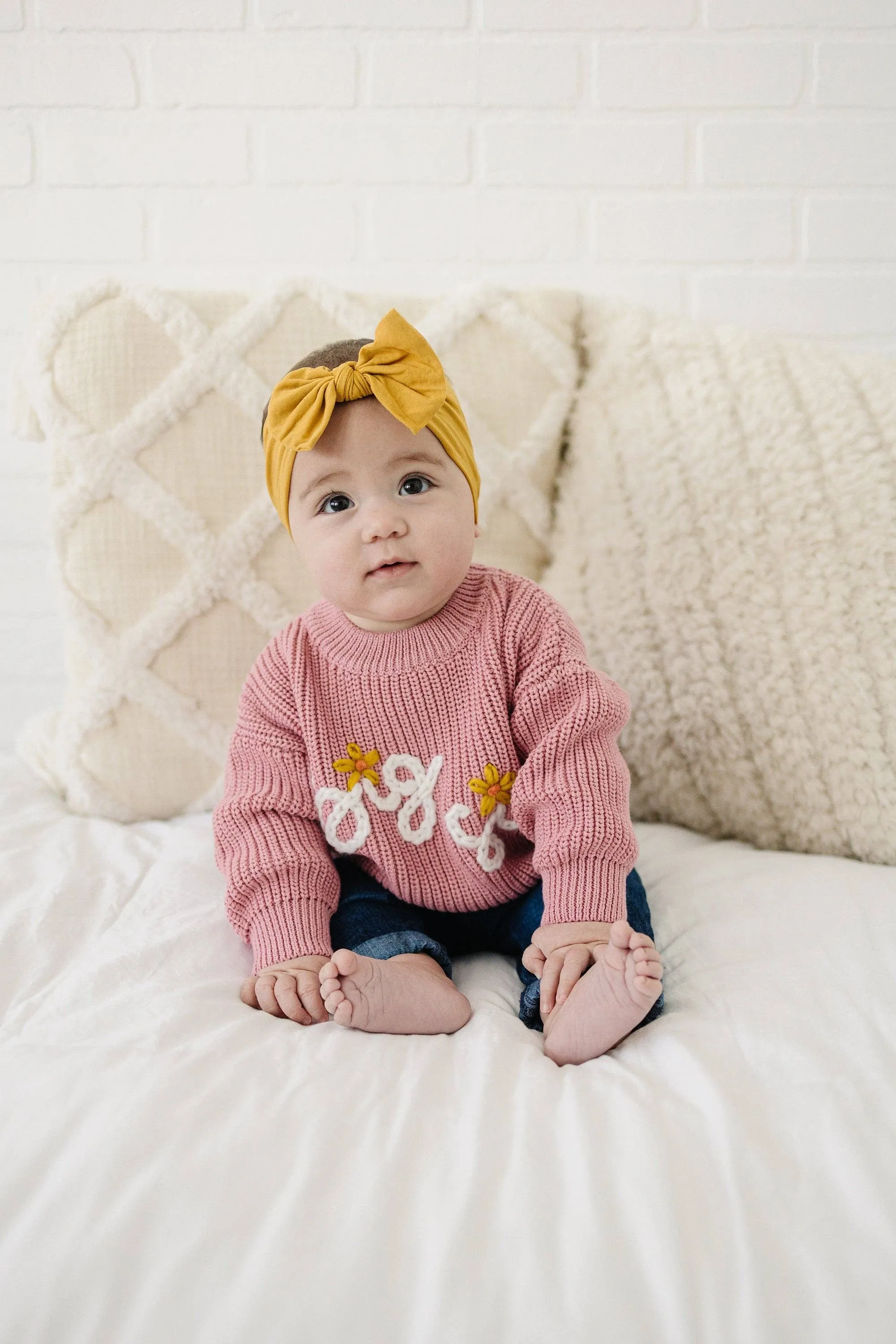 Big Sis Embroidered Toddler Sweater
