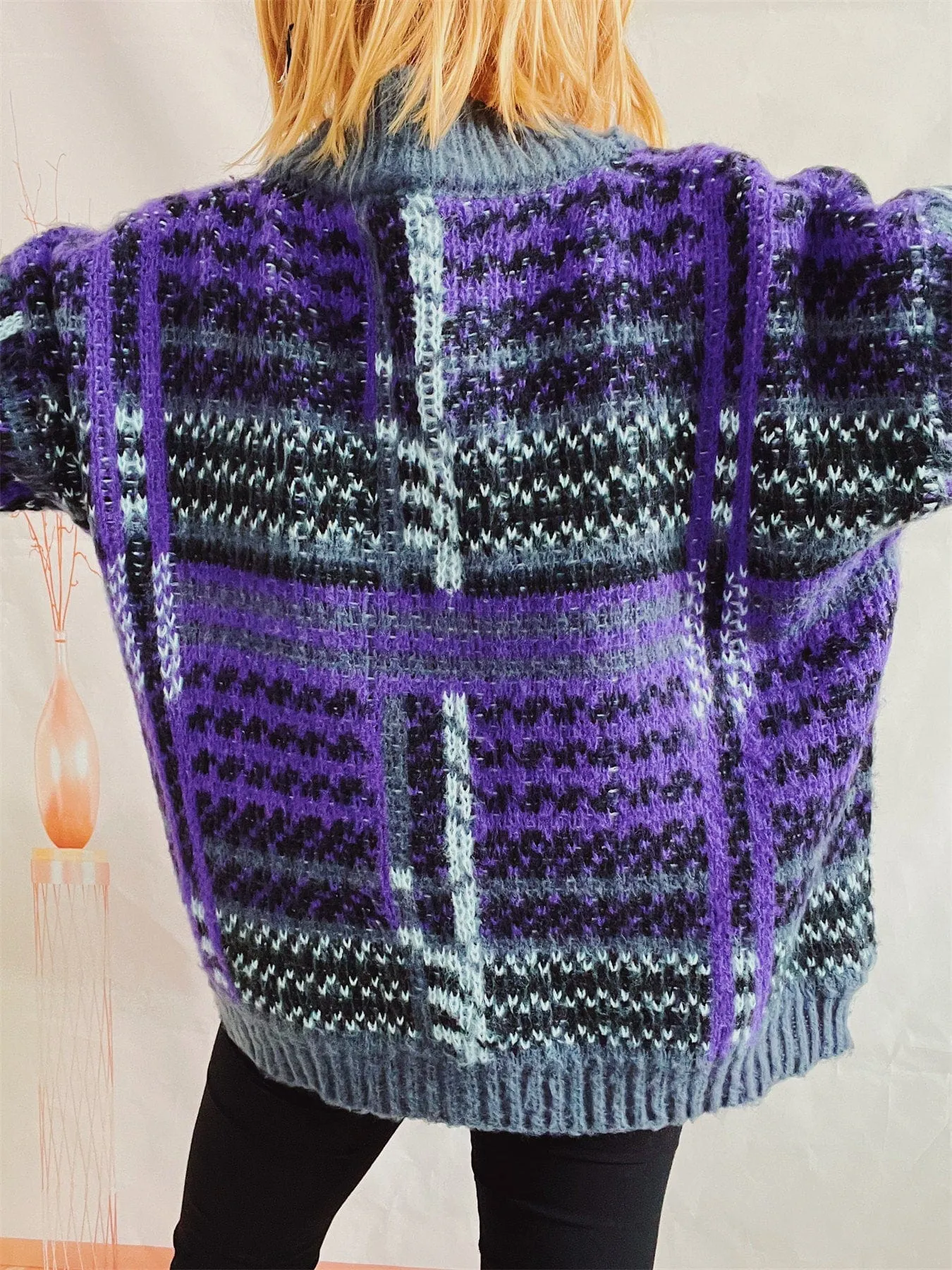 Birdie Striped Cardigan Sweater