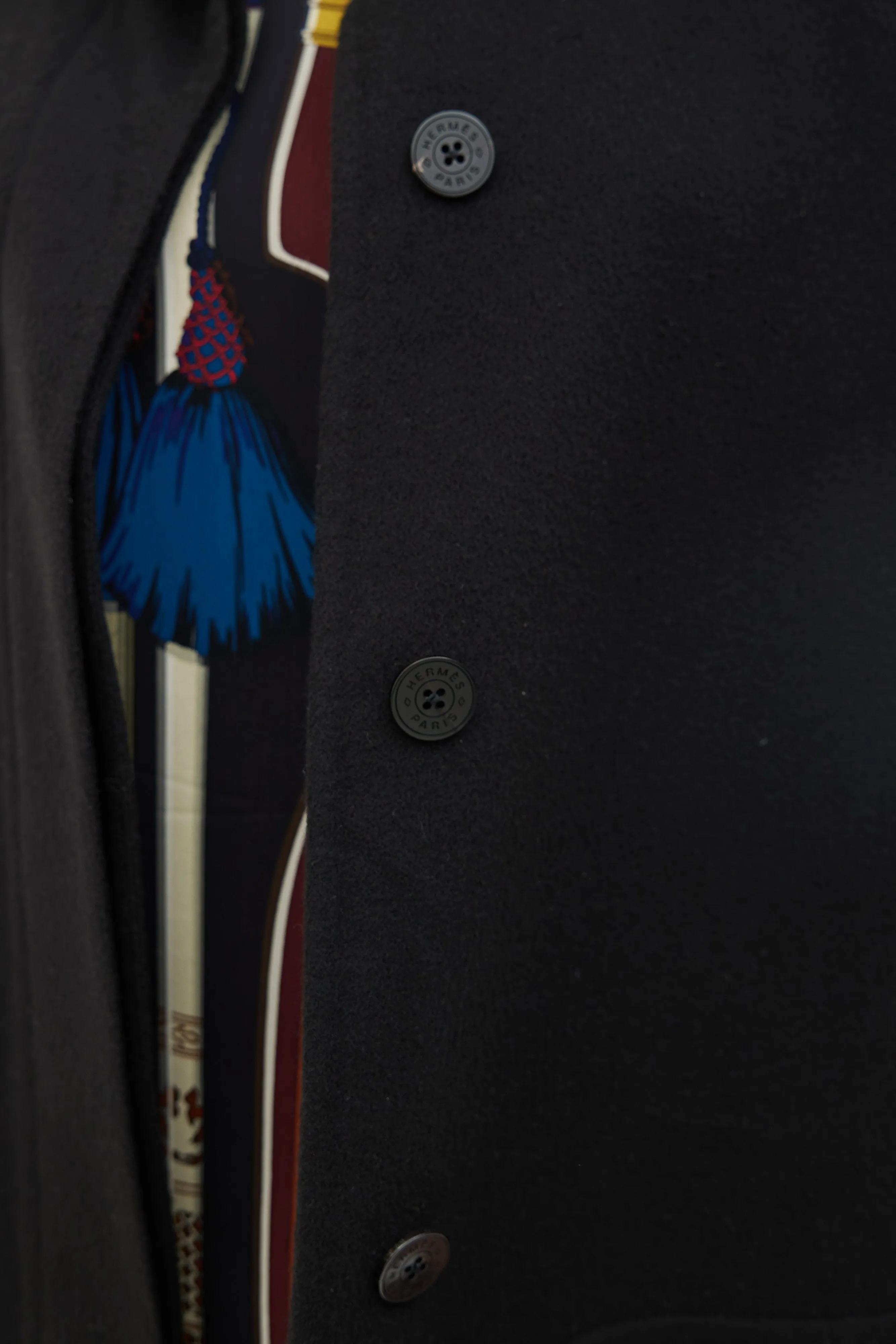 Black 3-in-1 Cashmere Coat