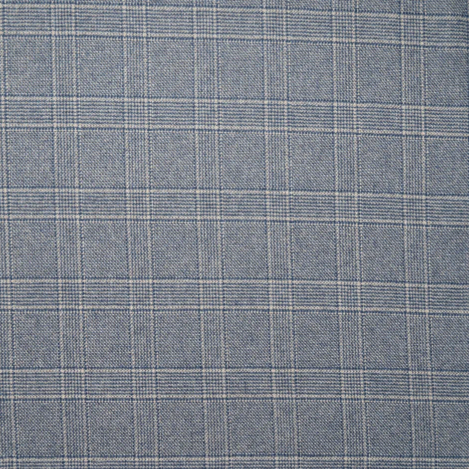 Blue & Sand Checkered Superfine Pure Cashmere