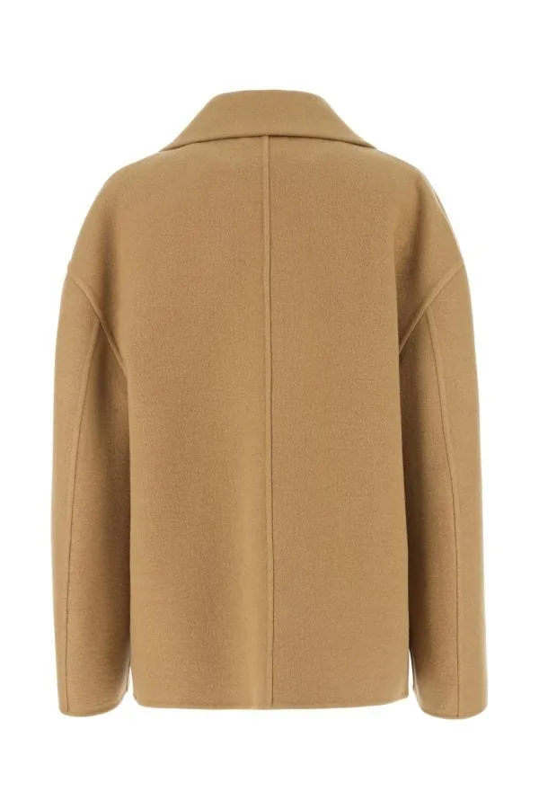 BOTTEGA VENETA | Camel cashmere coat