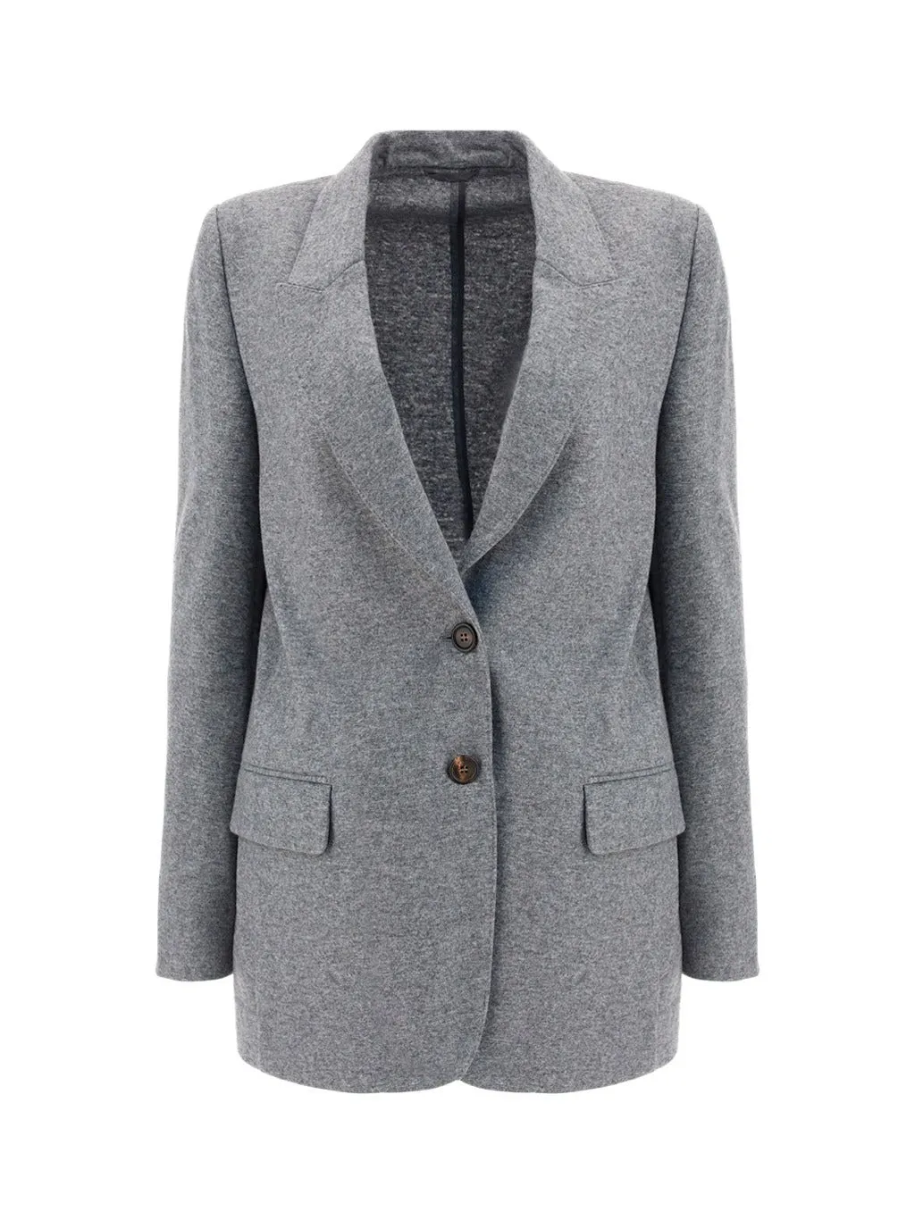 Brunello Cucinelli Longline Single-Breasted Coat
