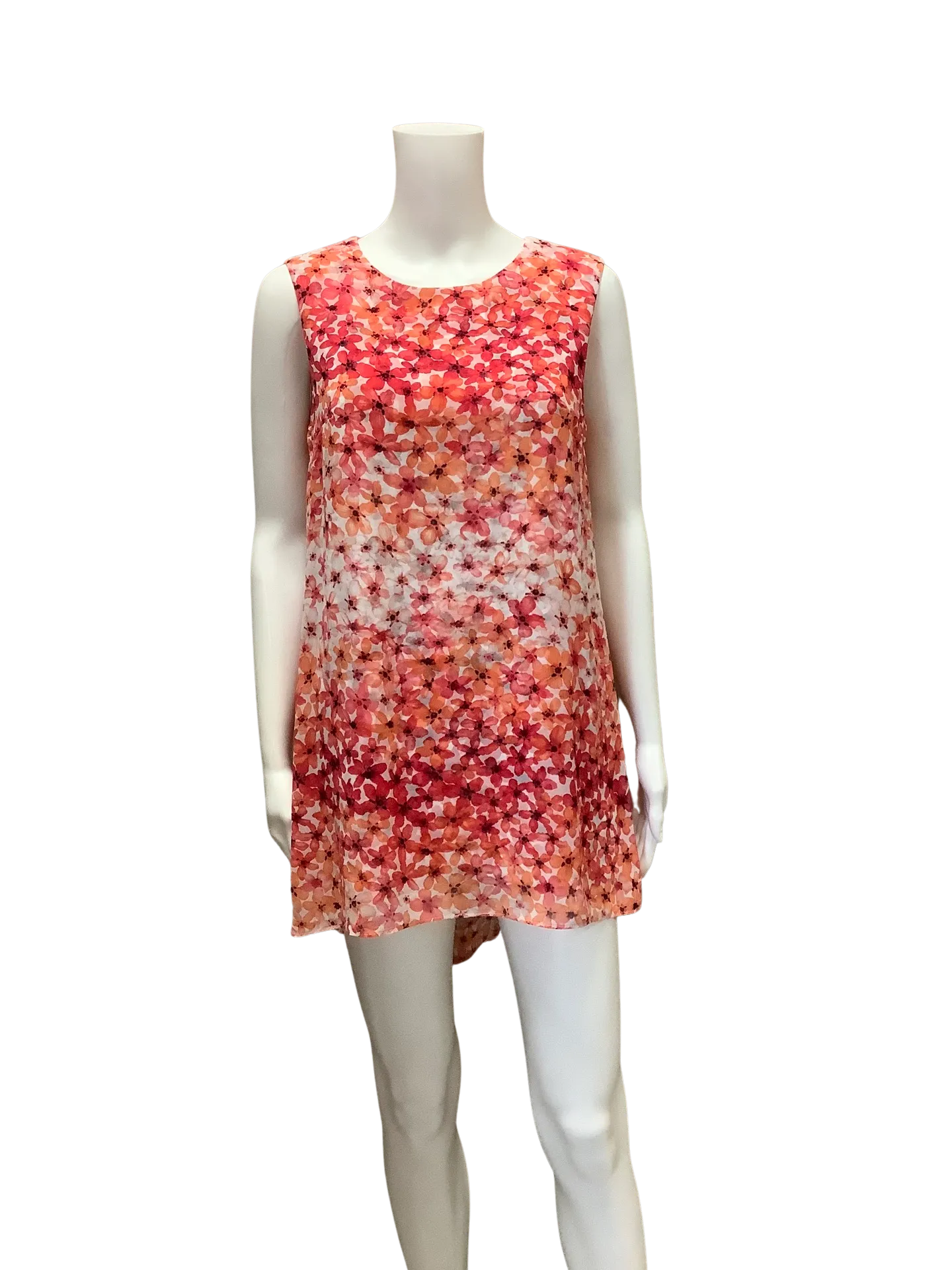 Calvin Klein Orange Floral Tunic Top  Size: XS