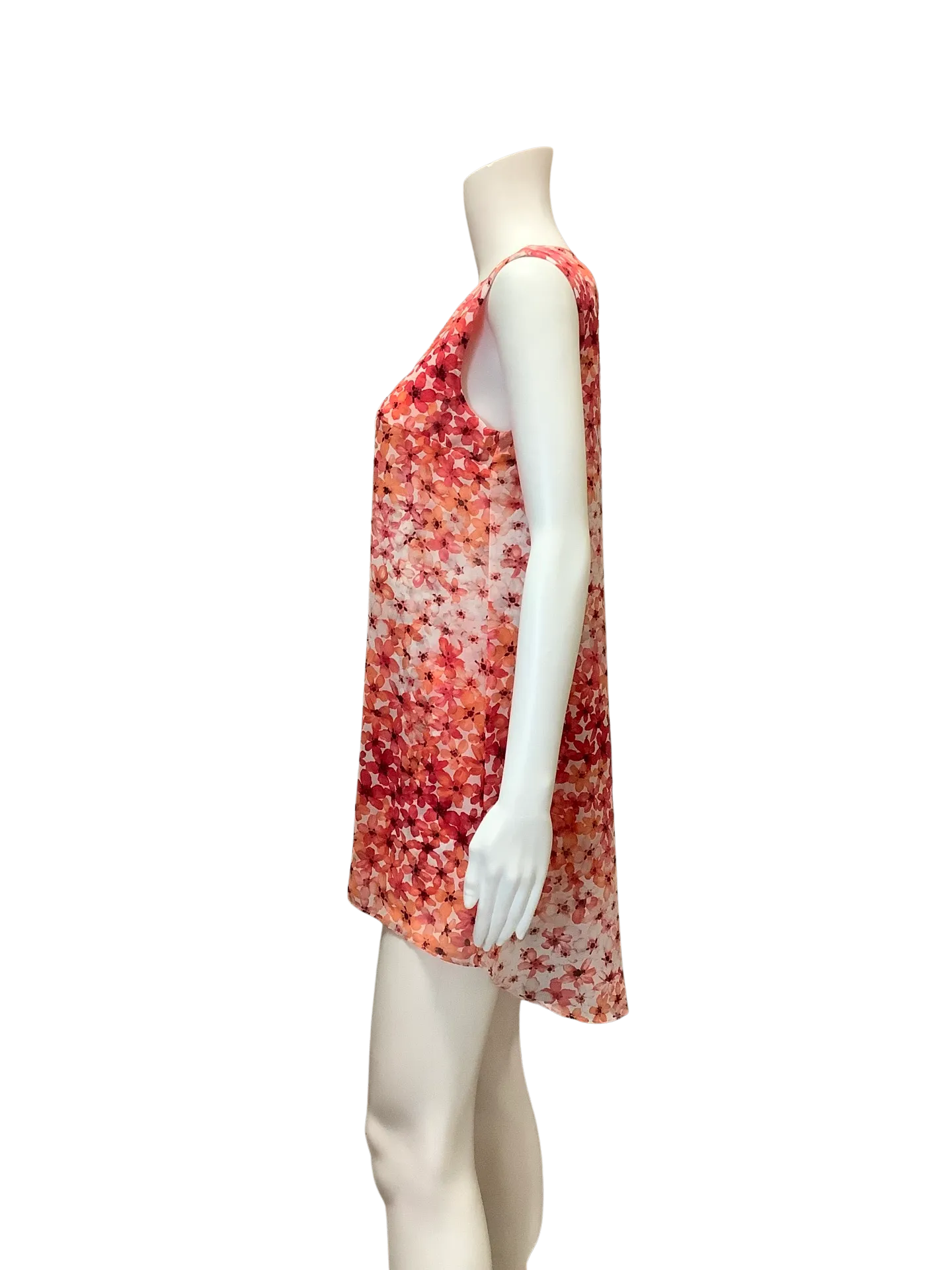 Calvin Klein Orange Floral Tunic Top  Size: XS
