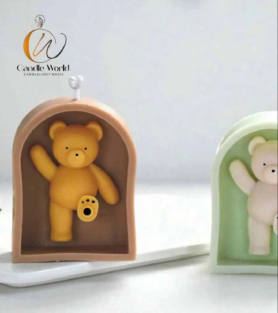 Candle World Handmade Teddy Bear Candle