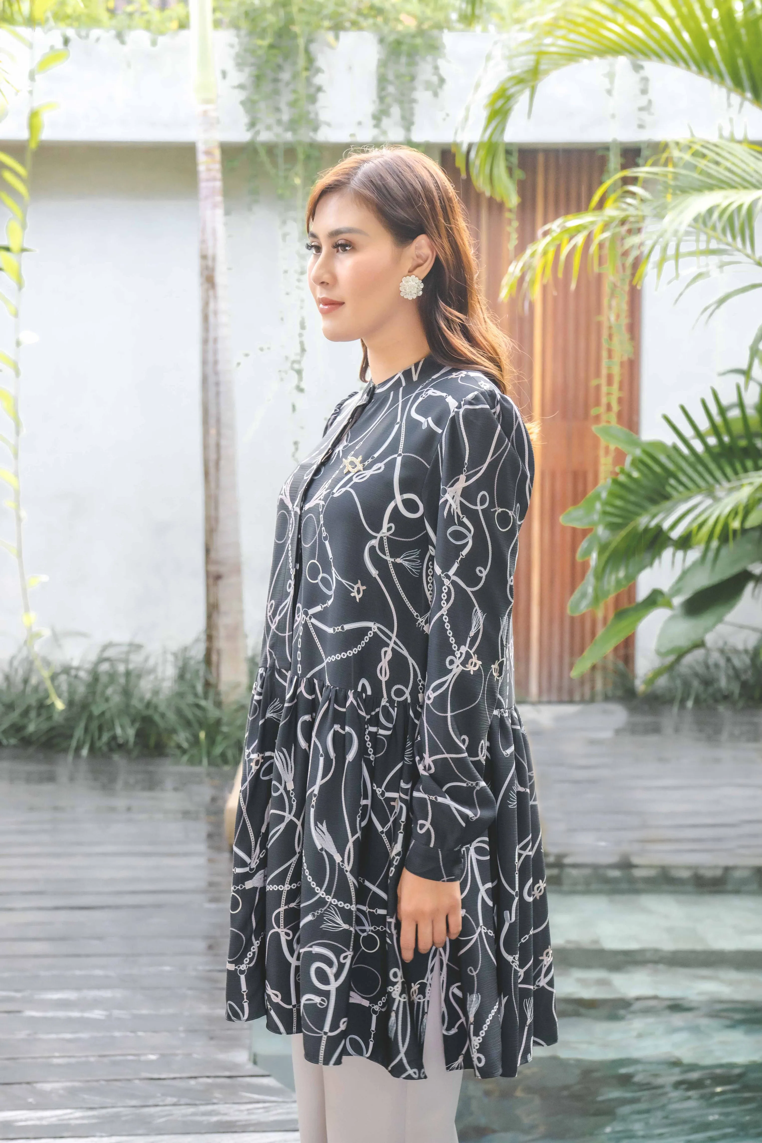 Cera Tunic Black