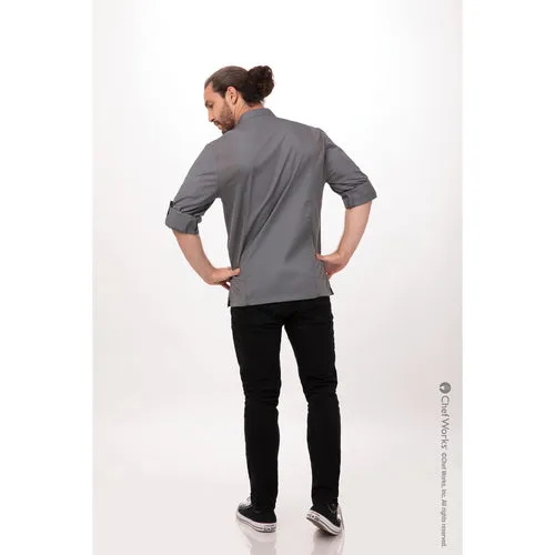 Chef Works BCMC010GRY4XL Chef's Coat