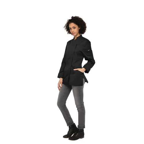 Chef Works CES02WBLK2XL Chef's Coat