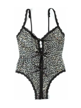 Classic Leopard Open Teddy -