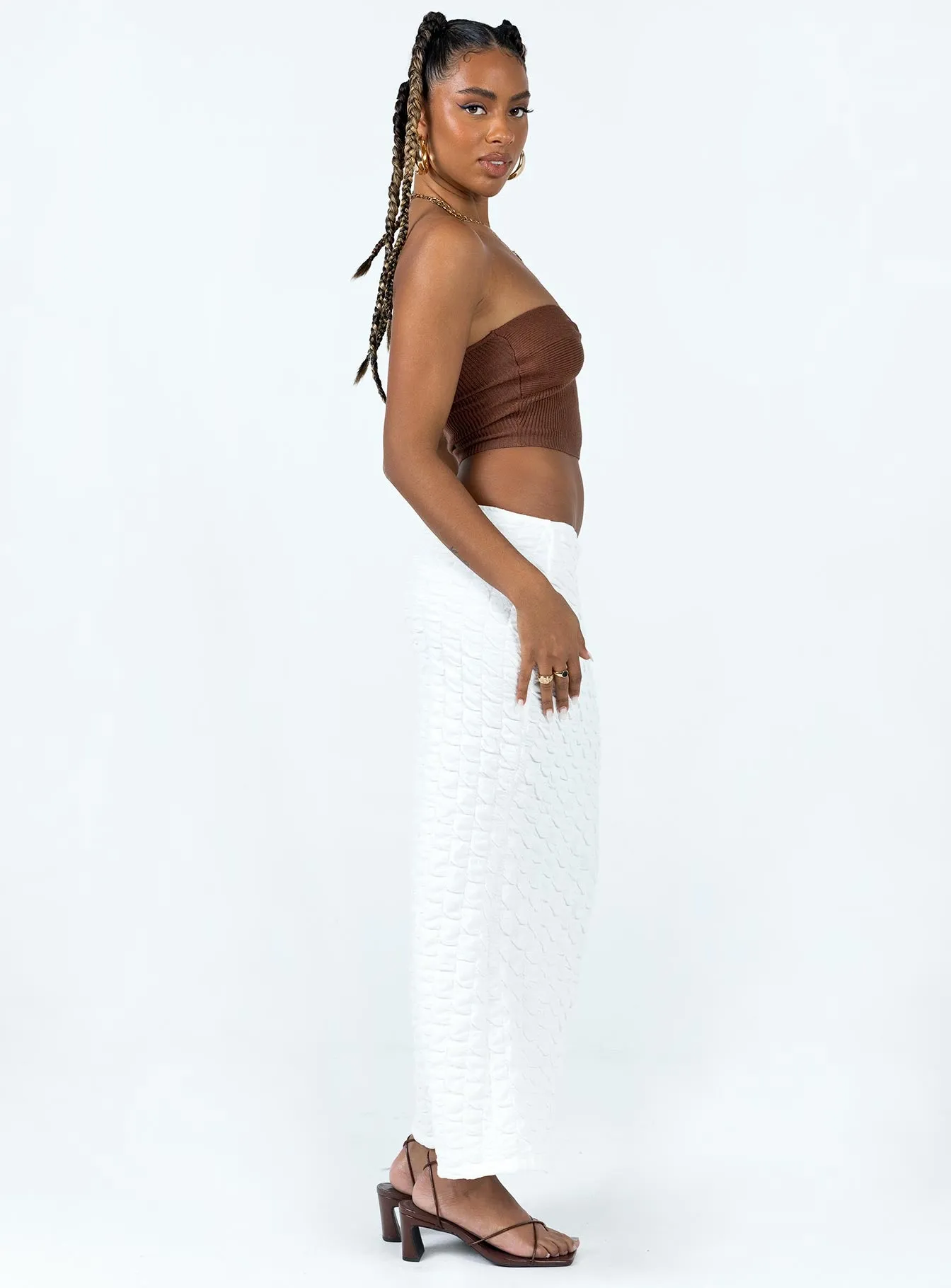 Corine Maxi Skirt White