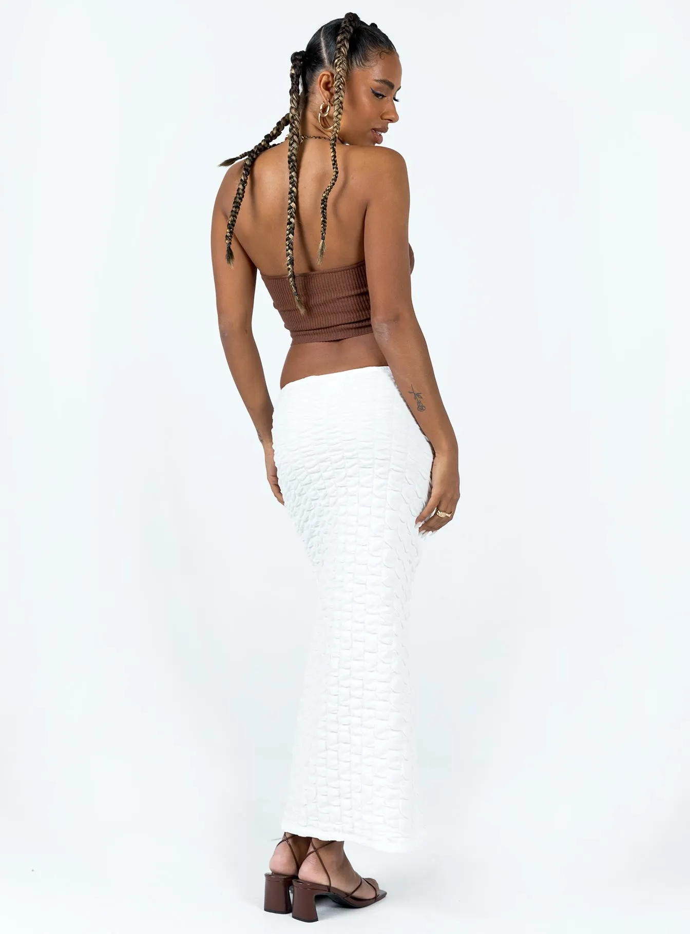 Corine Maxi Skirt White