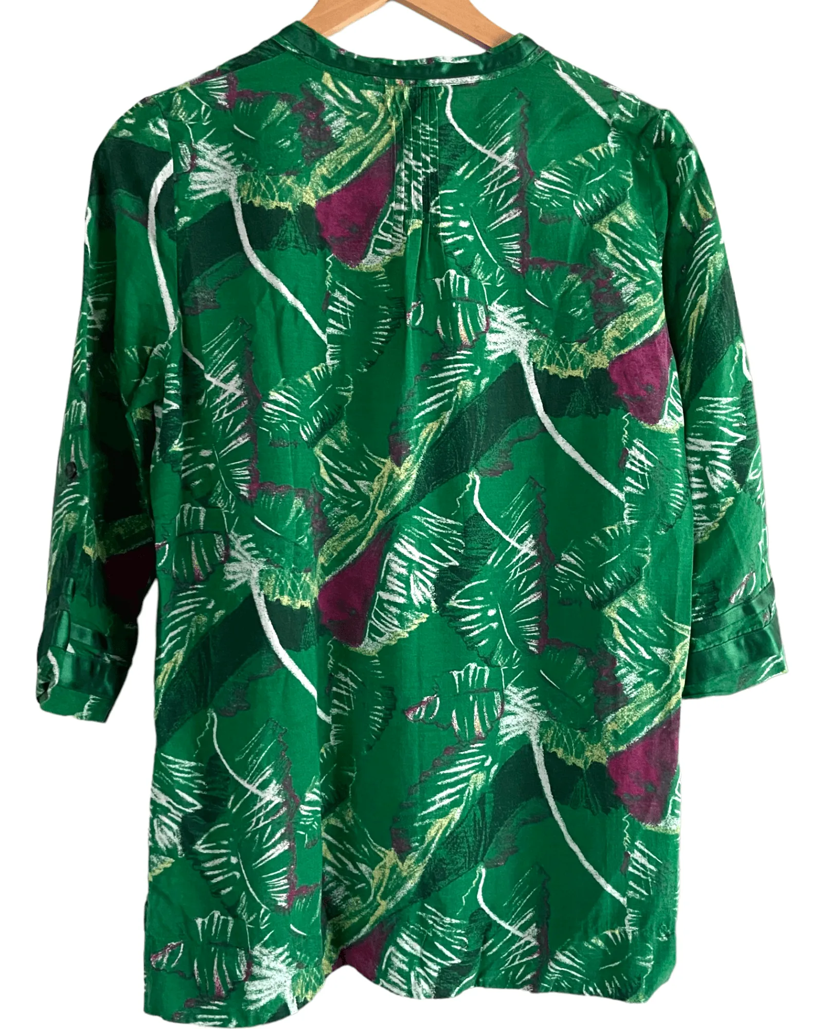 Dark Winter Tropical Print Tunic