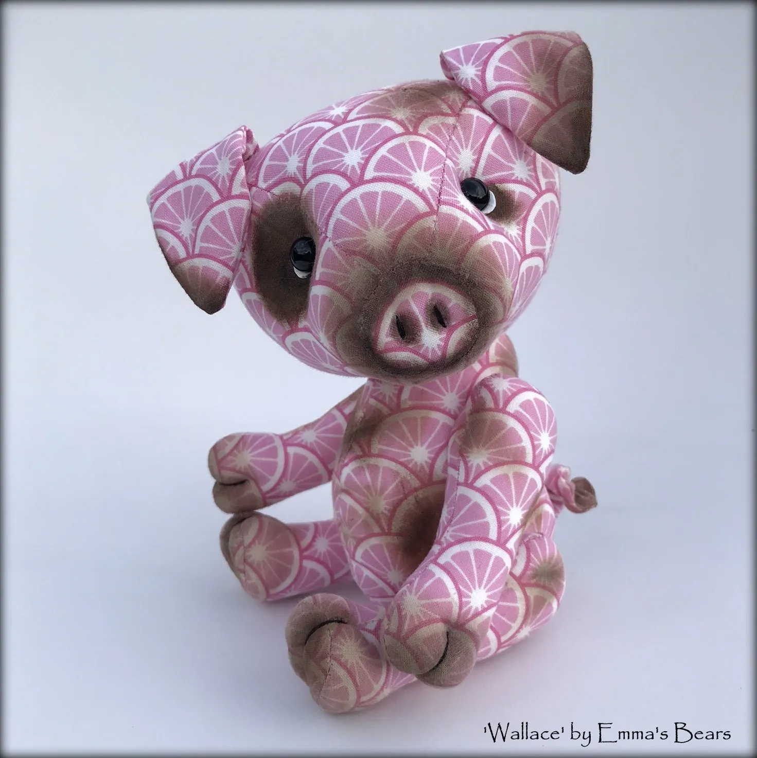 Digital PATTERN - 9" Rhubarb Pig