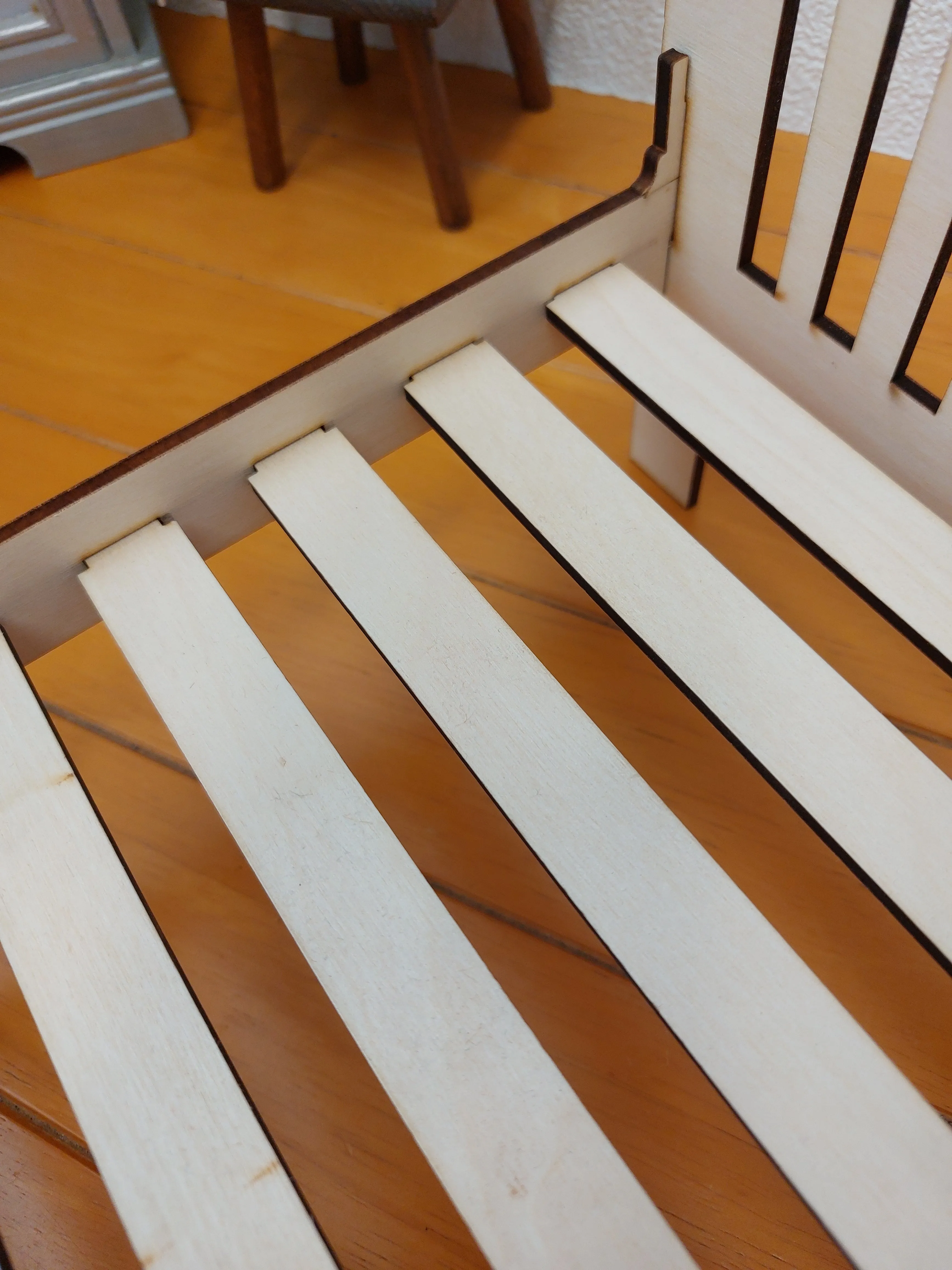 DIY Flat Pack Wooden Doll/Bear Bed - Laser Cut - 3 Design Options