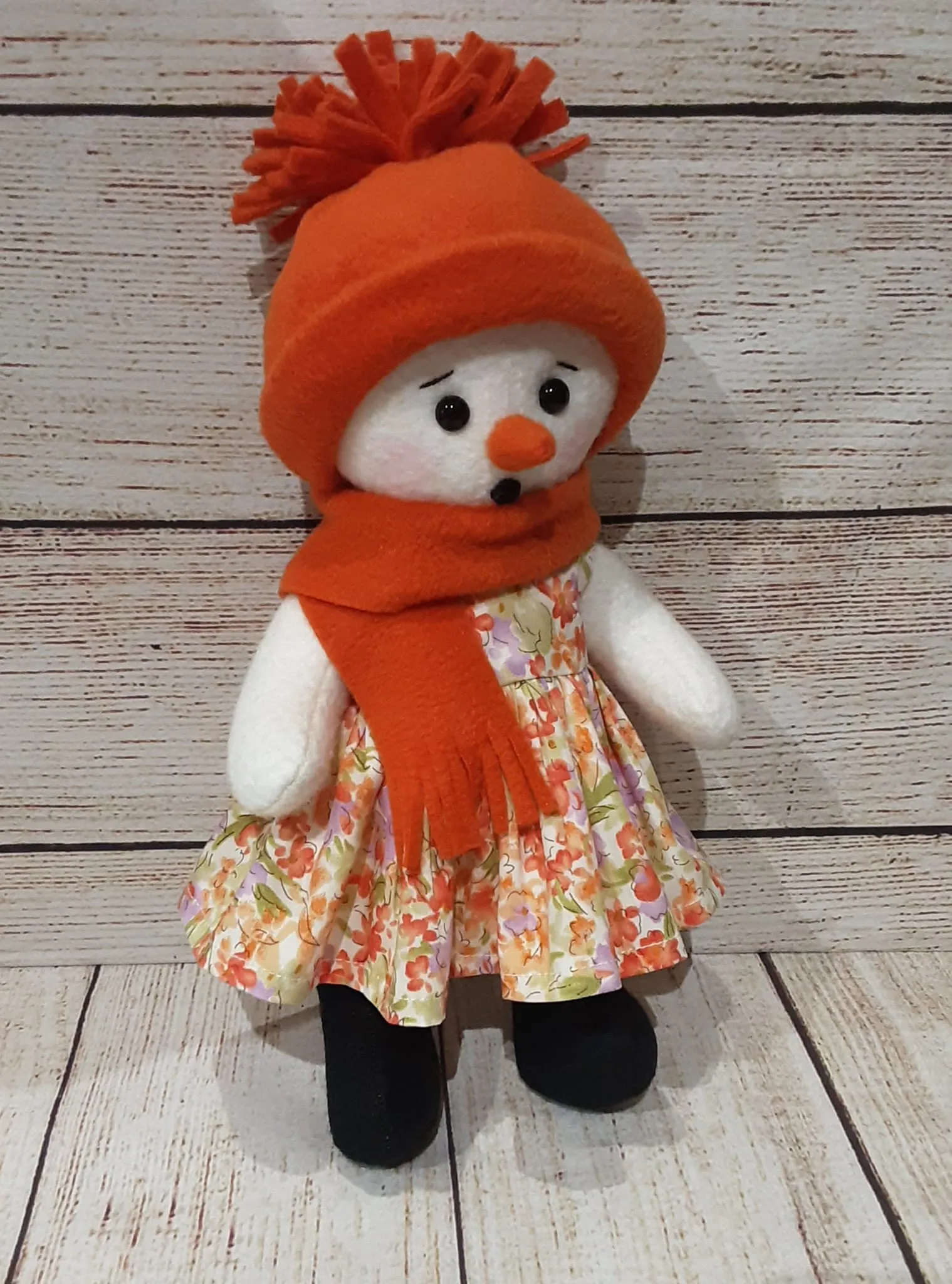 *DOWNLOAD* - Claude The Snowman Pattern and Instructions 25cms/10.5 inches when made- A4