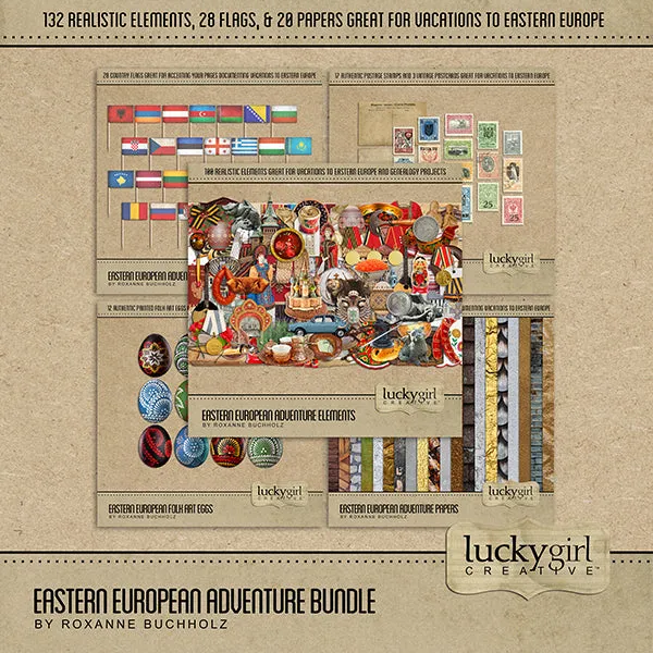 Eastern European Adventure Ukraine Digital Scrapbook Kit