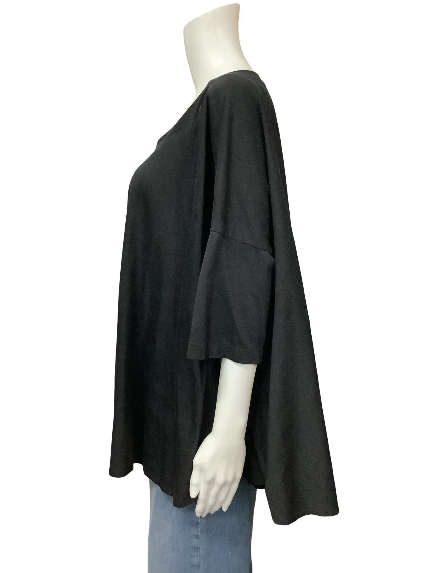 European Culture Tunic Short Sleeve Top Size: XS