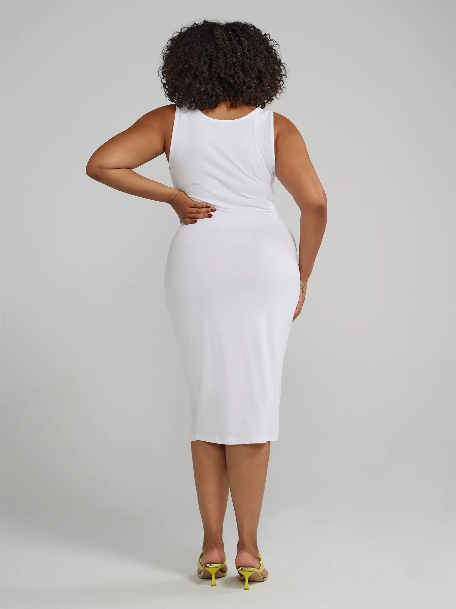 Fashion To Figure - FTF Signature Sleeveless Everyday Midi Dress