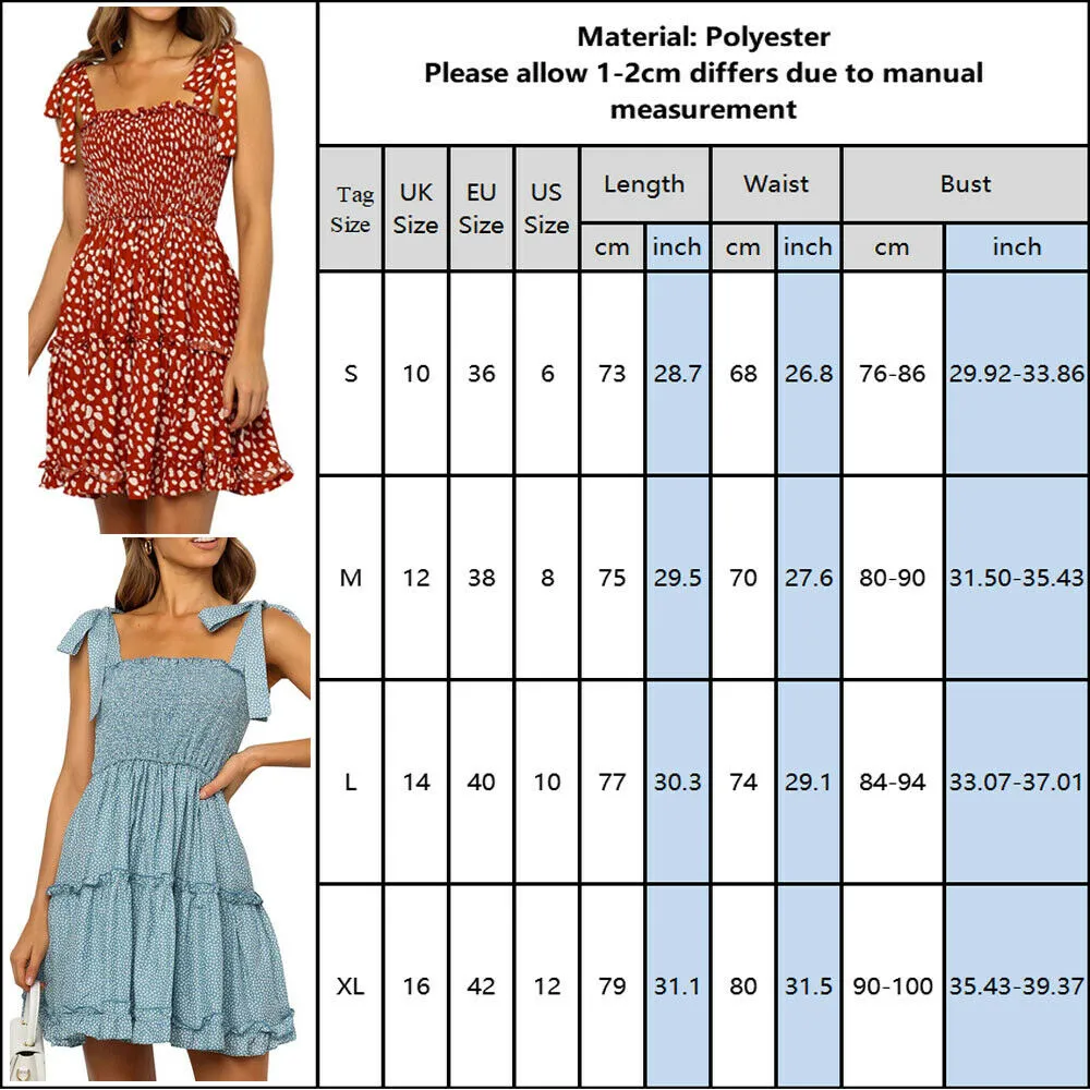 Floral Sleeveless Mini Boho Party Dress