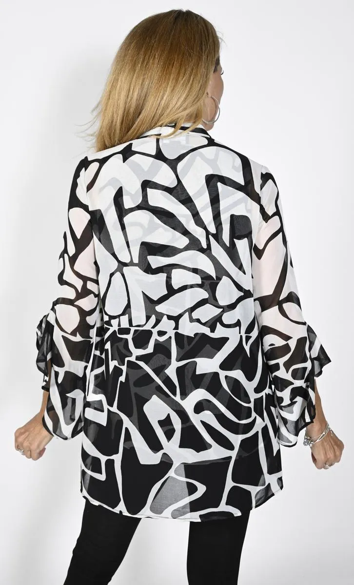 Frank Lyman Printed Cardigan Style 231399