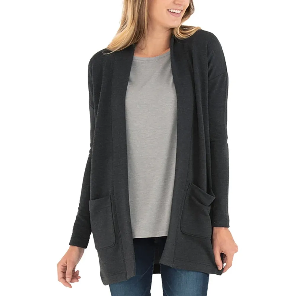 Free Fly Thermal Fleece Cardigan Womens Sweater