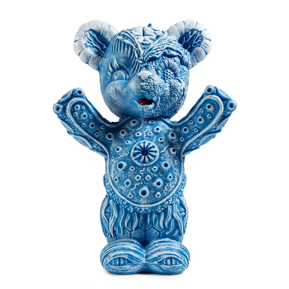 Free Hugs Bear Art Figure  - Blue Edition