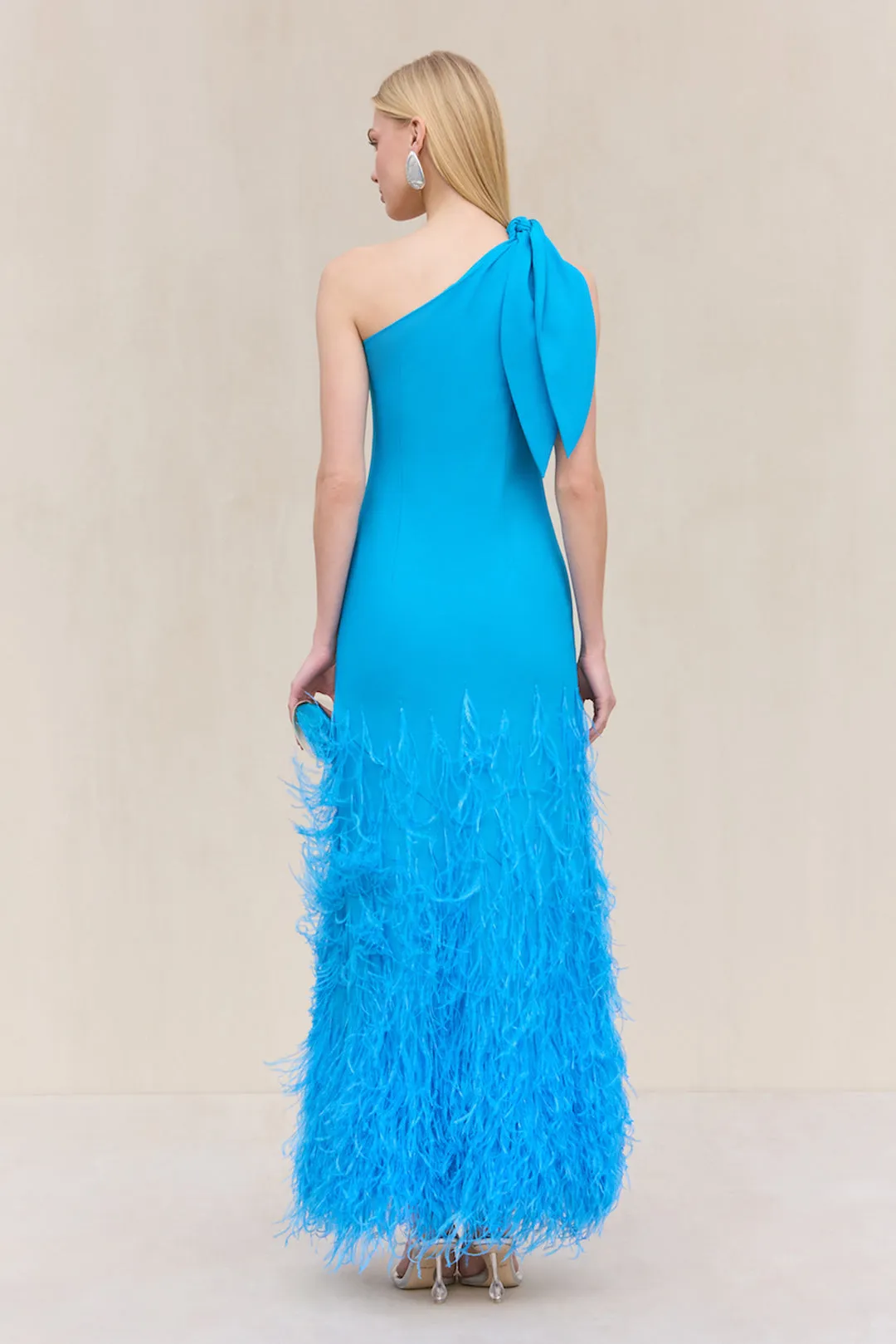 GHETA DRESS - LAKE BLUE