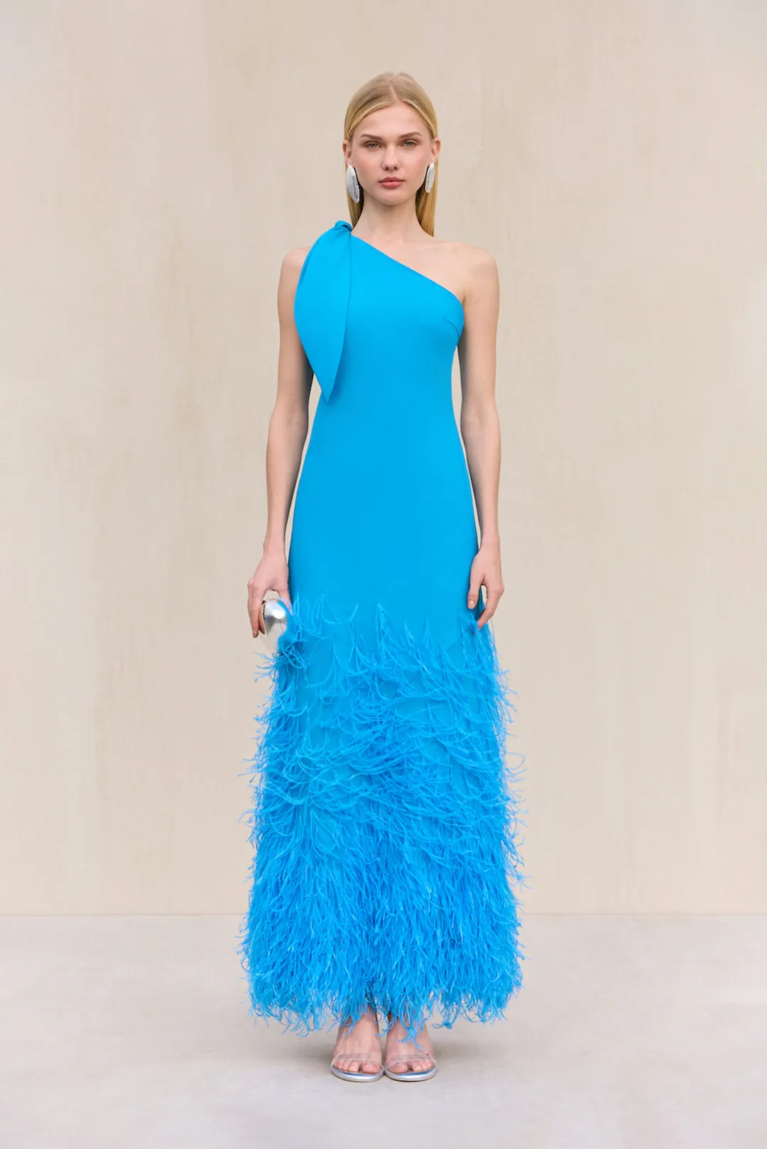 GHETA DRESS - LAKE BLUE