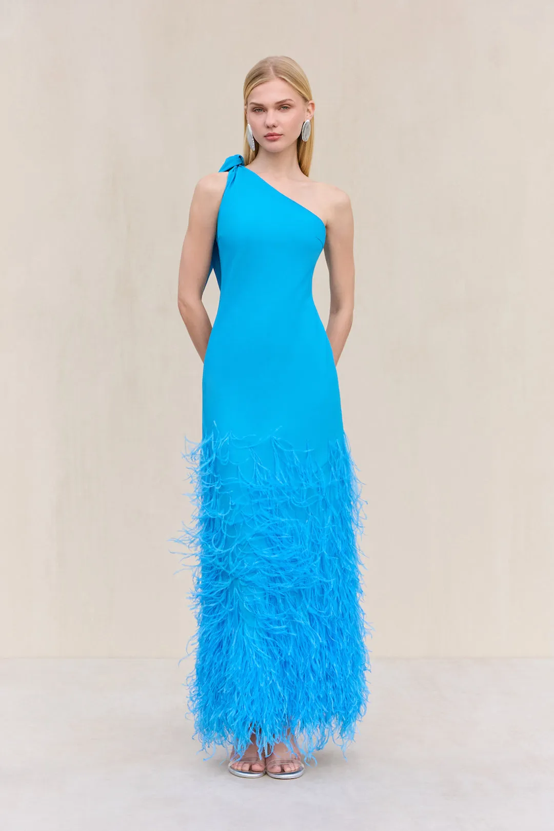 GHETA DRESS - LAKE BLUE