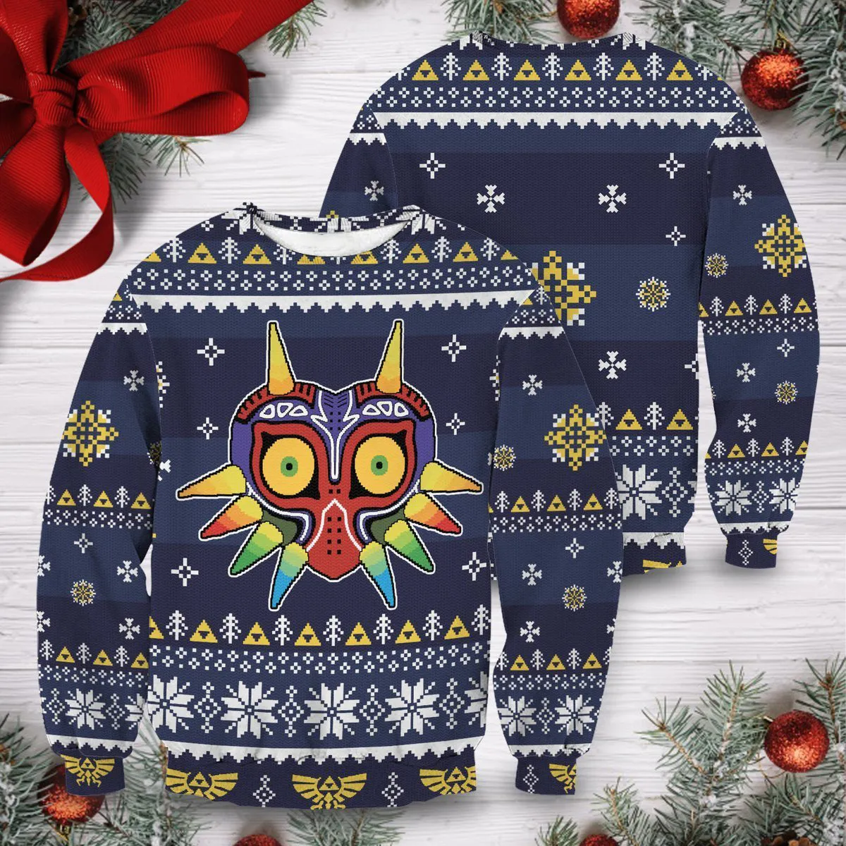 Giftngon - Majora's Mask Unisex Wool Sweater For Kids