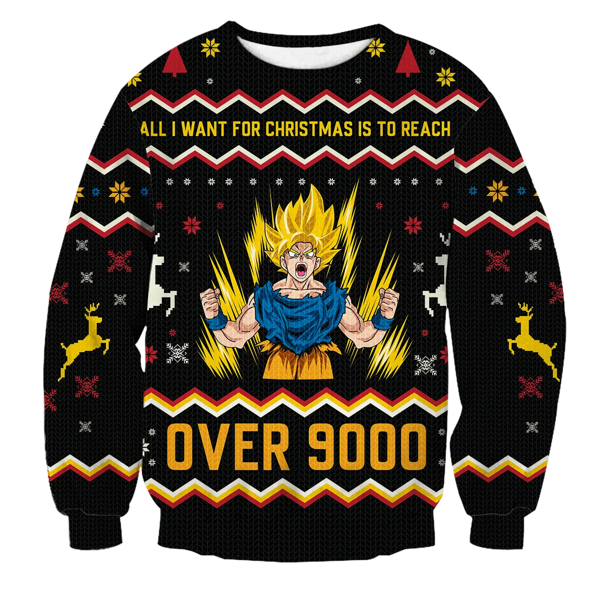 Giftngon - Over 9000 Christmas Unisex Wool Sweater