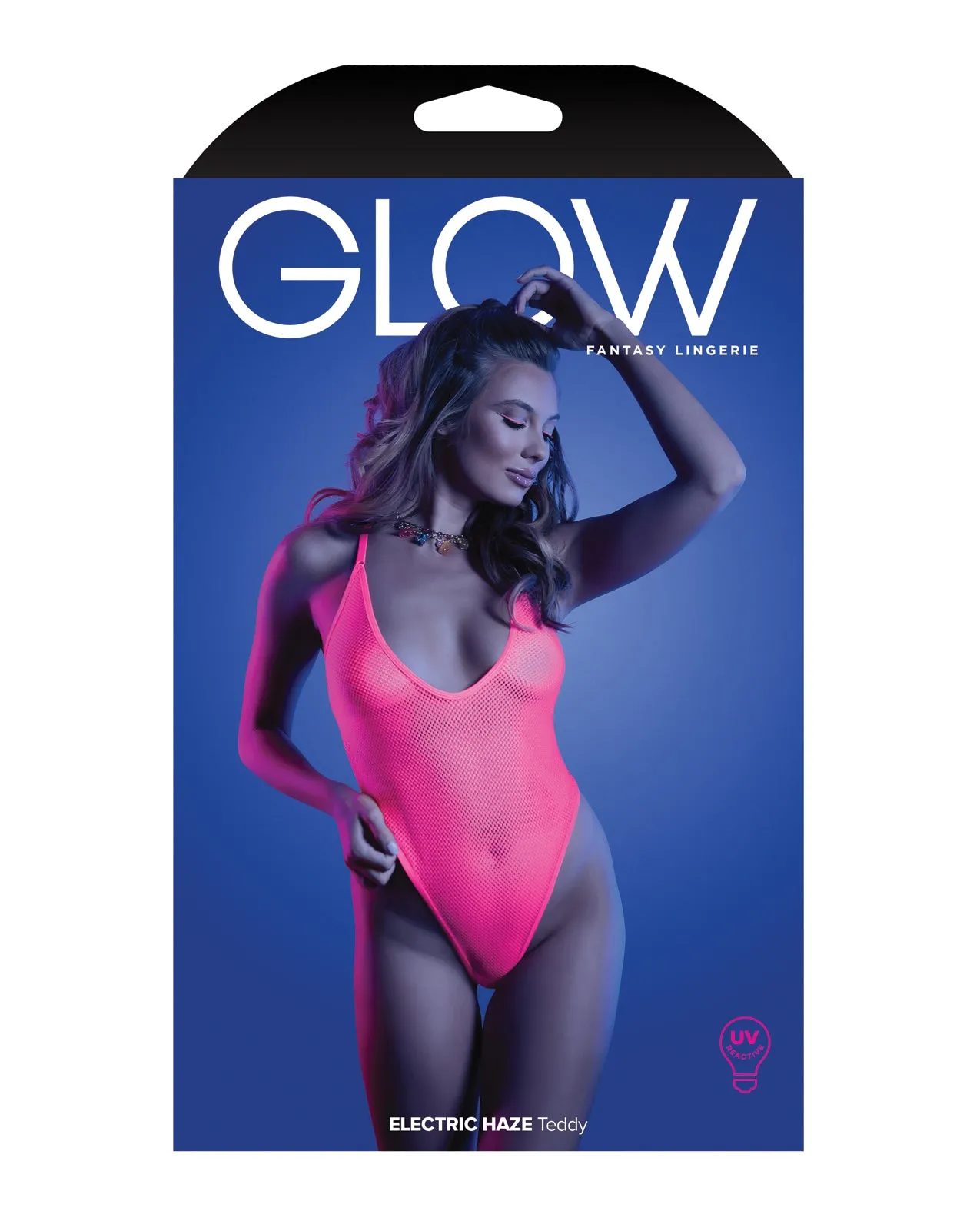 Glow Electric Haze Teddy Neon Pink L/XL