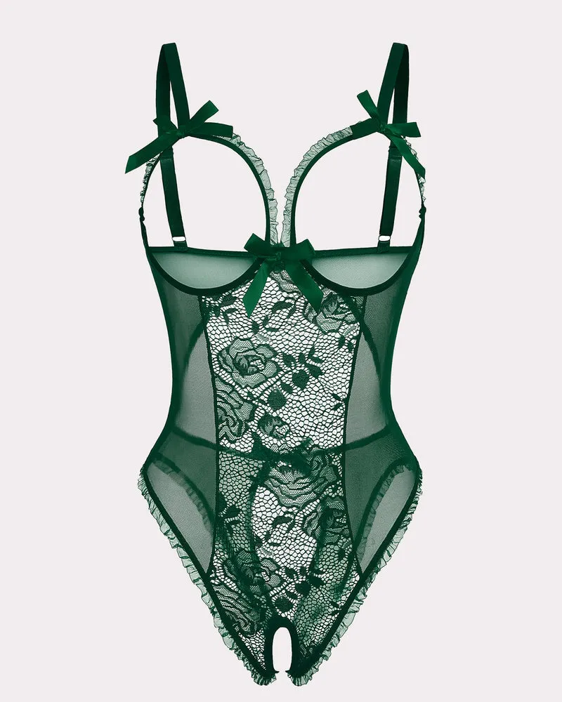 Halloween Lingerie Sexy Lace Mini Bodysuit