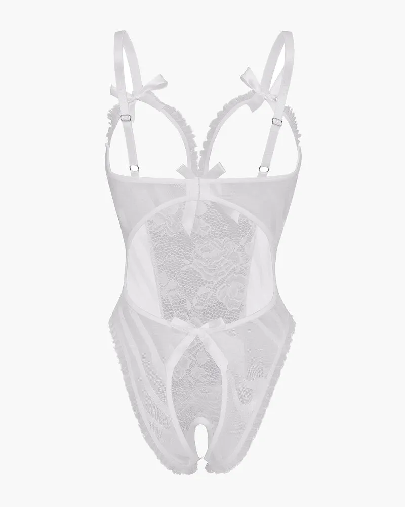 Halloween Lingerie Sexy Lace Mini Bodysuit