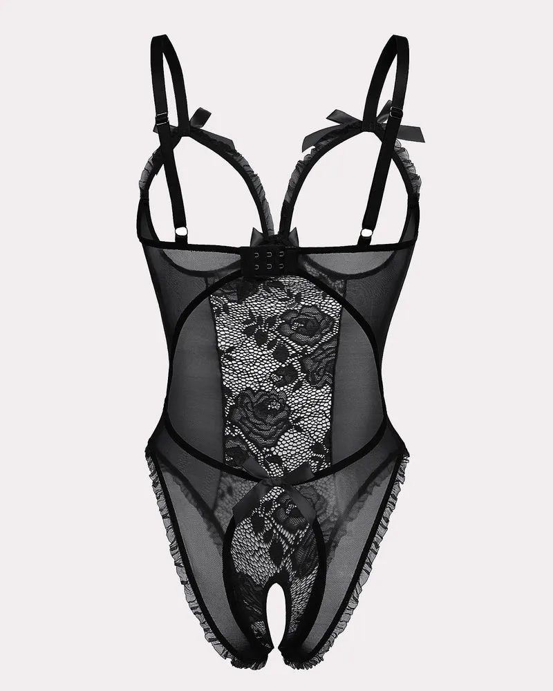Halloween Lingerie Sexy Lace Mini Bodysuit