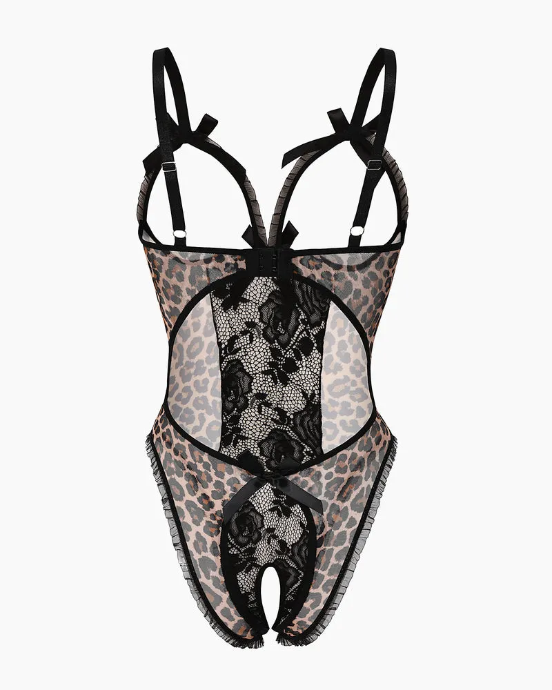 Halloween Lingerie Sexy Lace Mini Bodysuit