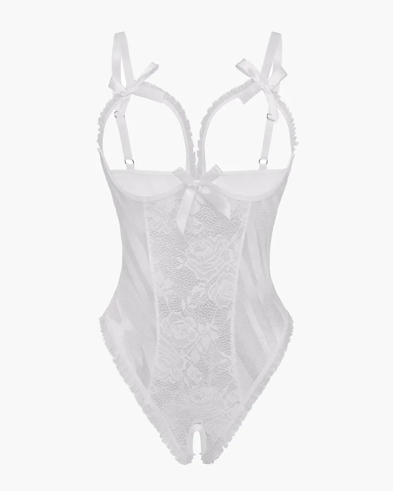 Halloween Lingerie Sexy Lace Mini Bodysuit