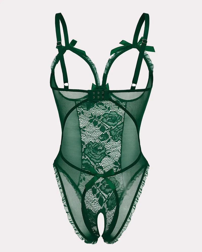 Halloween Lingerie Sexy Lace Mini Bodysuit
