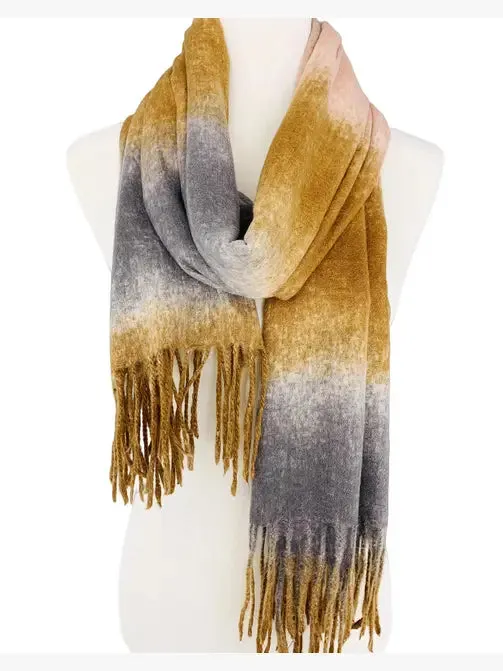 JC023501 Softer Than Cashmere Multicolored Ombre Scarf