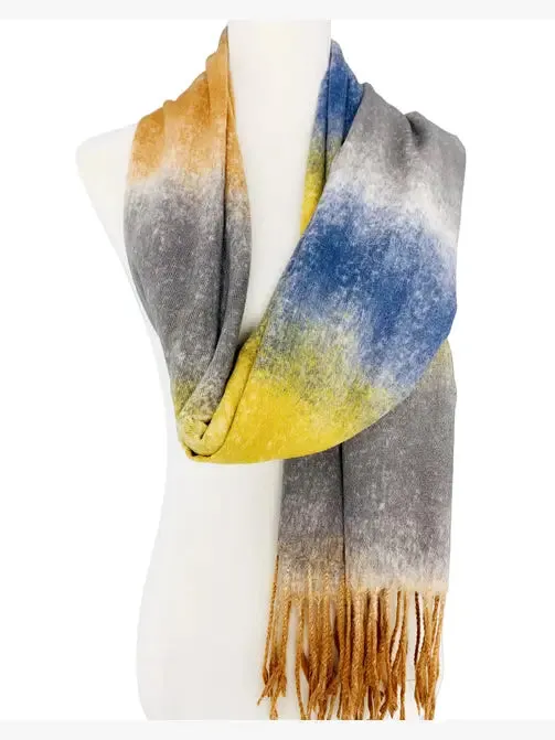 JC023501 Softer Than Cashmere Multicolored Ombre Scarf