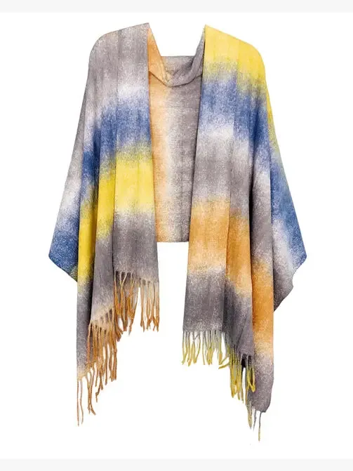 JC023501 Softer Than Cashmere Multicolored Ombre Scarf