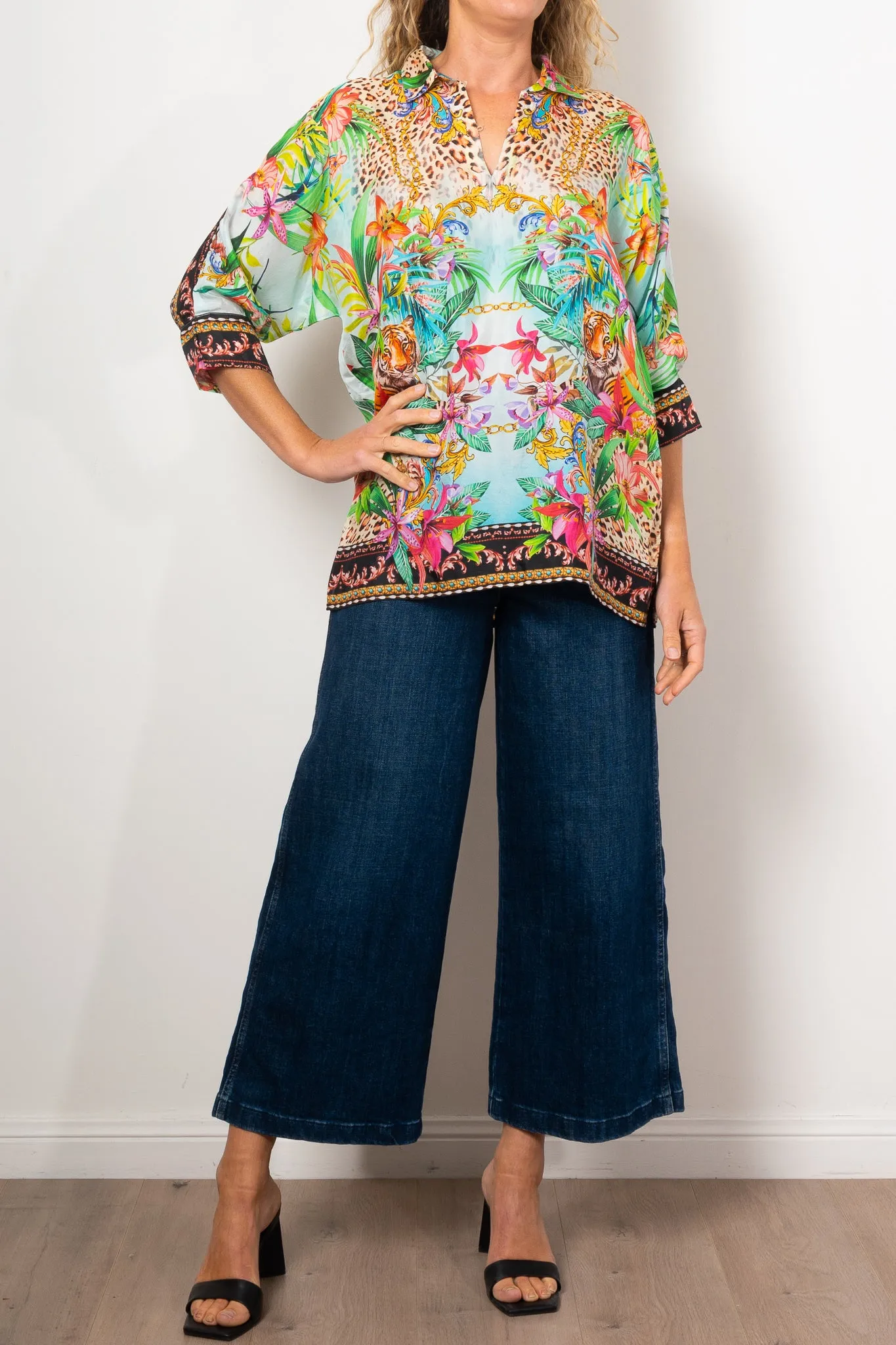 Johnny Was Aviina Miller Tigre Tunic