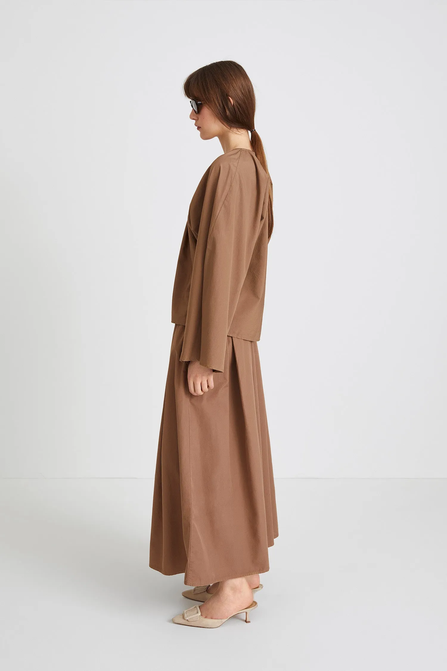 JORINA MAXI SKIRT - MUD